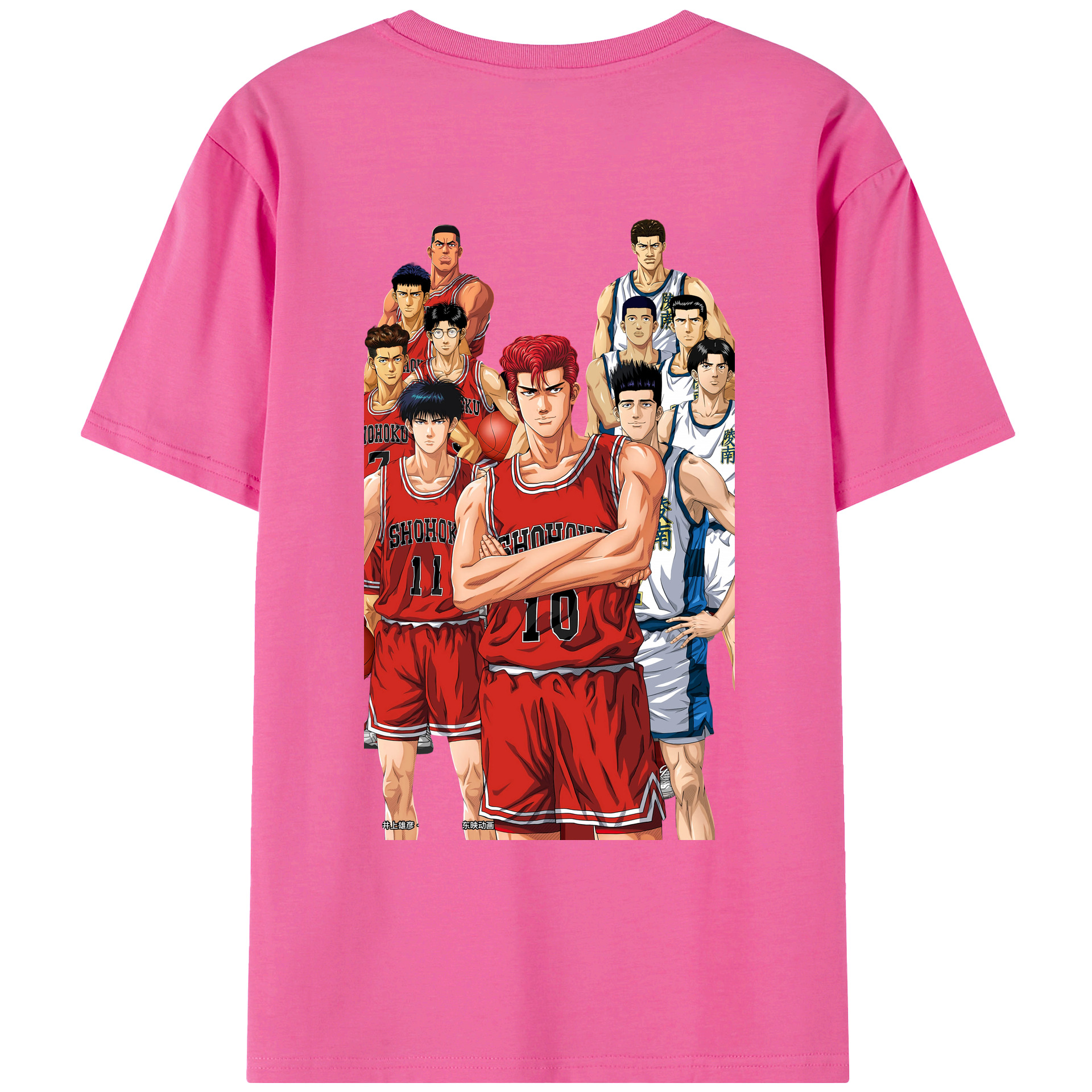 SLAM DUNK／スラムダンク レディース半袖Tシャツ(バックプリント)